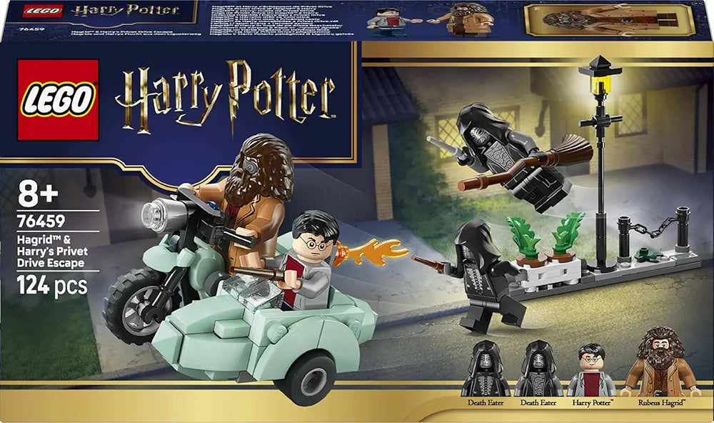 Lego Harry Potter Hagrid & Harry’s Privet Drive Escape - Building Set - Motorcycle Toy - 76459