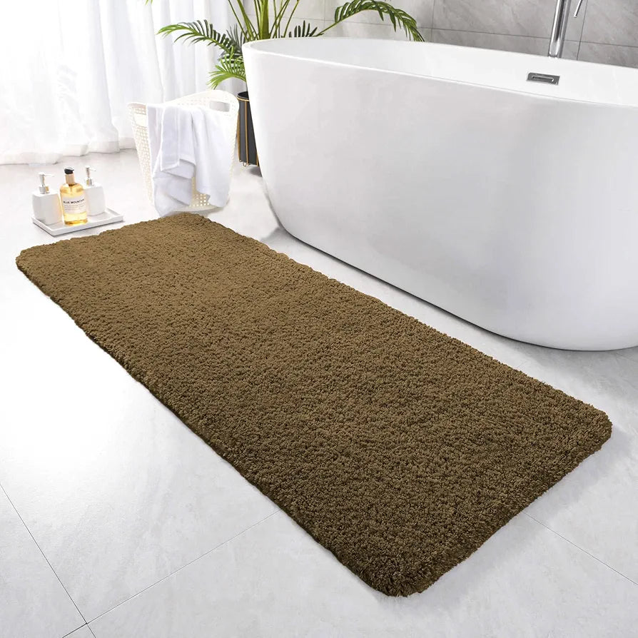 Luxe Home International Runner Super Soft Anti Skid Newman Rug For Bedroom  Rectangular Colour Coffee