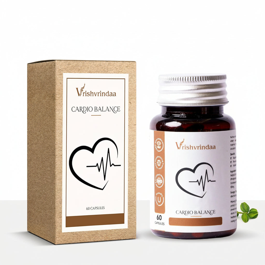 VrishVrindaa Cardio Balance Capsules - 60 Caps