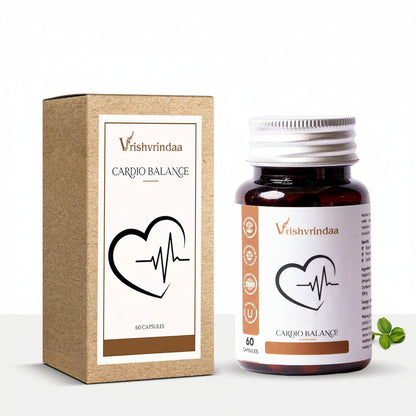 VrishVrindaa Cardio Balance Capsules - 60 Caps