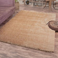 Ishro Home Premium Fuzzy Shag Carpet For Hall Rugs For Living Room Carpets For Living Room Colour Beige  3x5 Fts