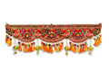 CraftVatika Toran Handmade Door Hanging Bandarwal Toran Peacock Design 3 Feet Length