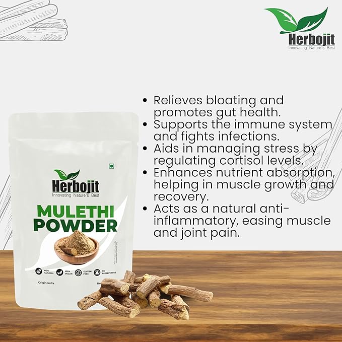 Herbojit Mulethi Powder - 250 Gms