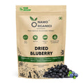 Namo Organics - 500 Gm - Original Dried Blueberry (seedless) - No Refined Sugar - Blueberries Blue Berry Dry Fruits