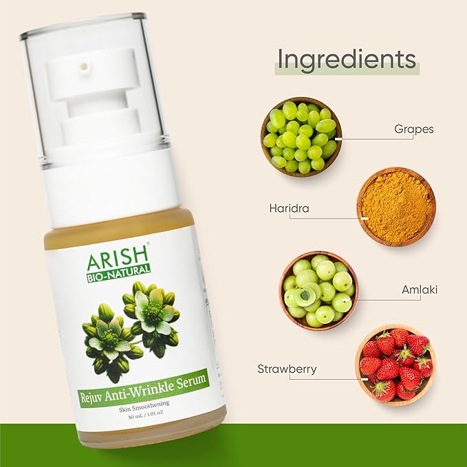 Arish Bio-natural Rejuv Anti Wrinkle Serum - 30 Ml