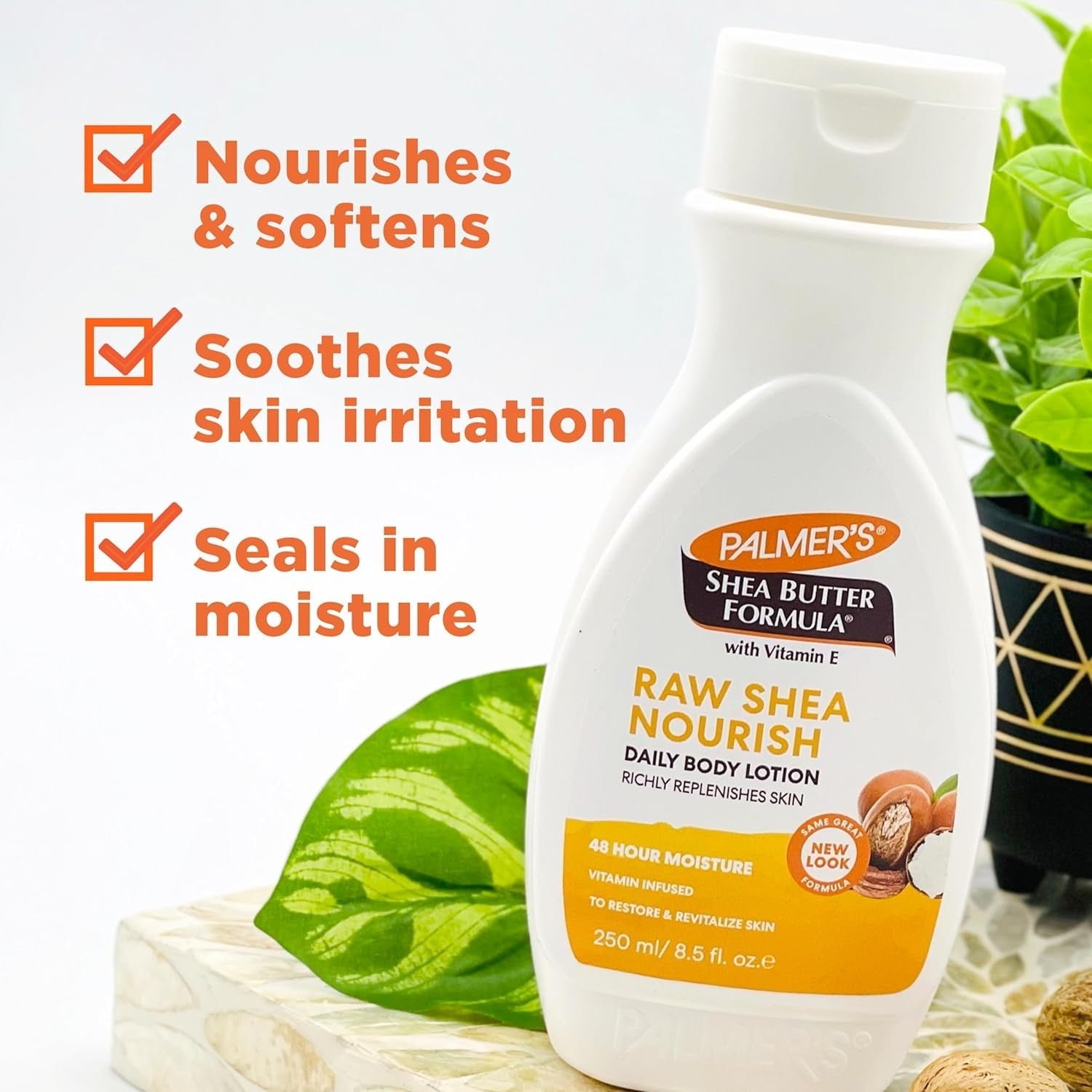 Palmer's Raw Shea Body Lotion for Moisturizing Dry Skin - 250 ml