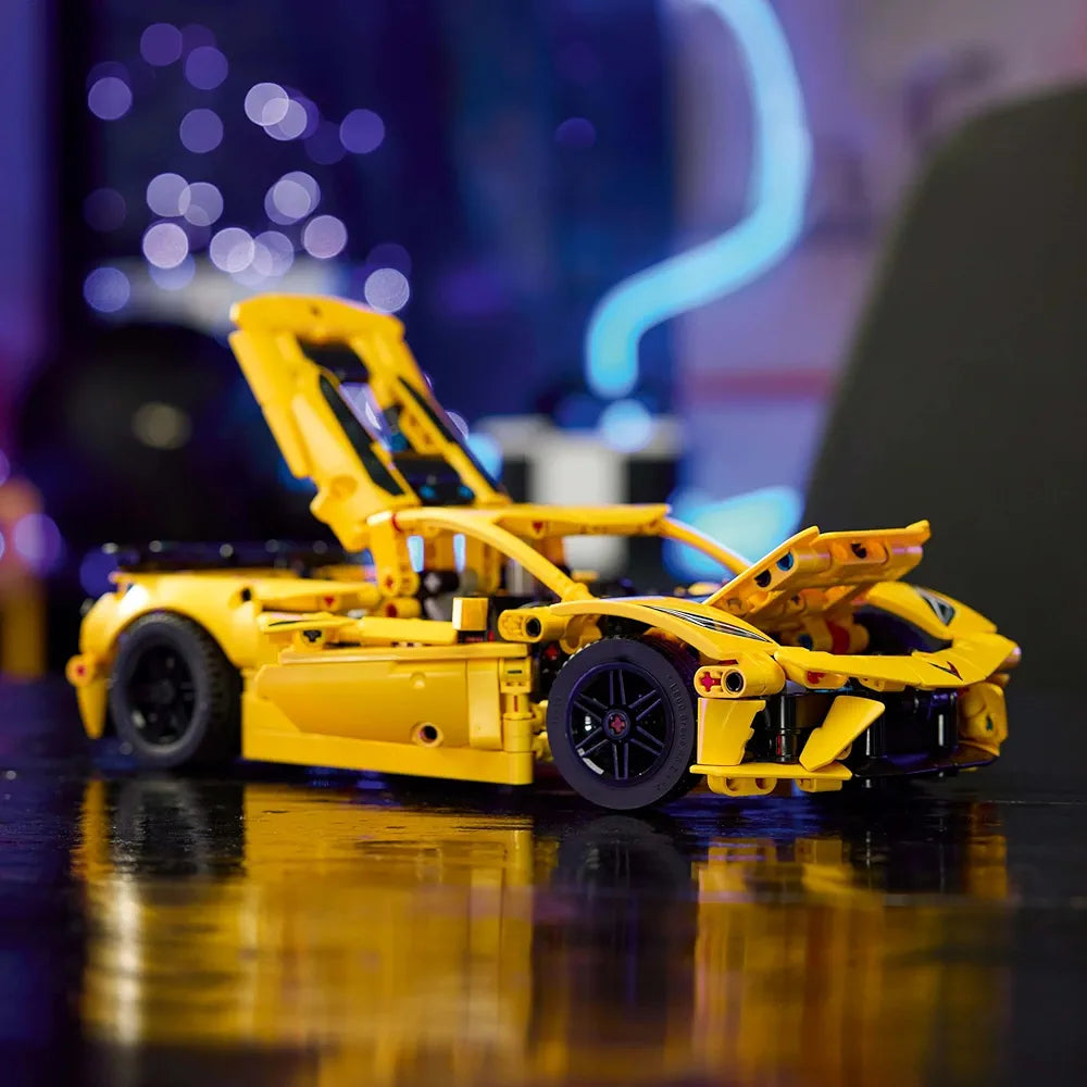 Lego Technic Chevrolet Corvette Stingray Car Model Kit Vehicle Toy 42205 Building Blocks Toys for 9+ Gift for Boys and Girls