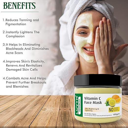 Luvyh Vitamin C Face Mask Vitamin C Glow - 100 gms