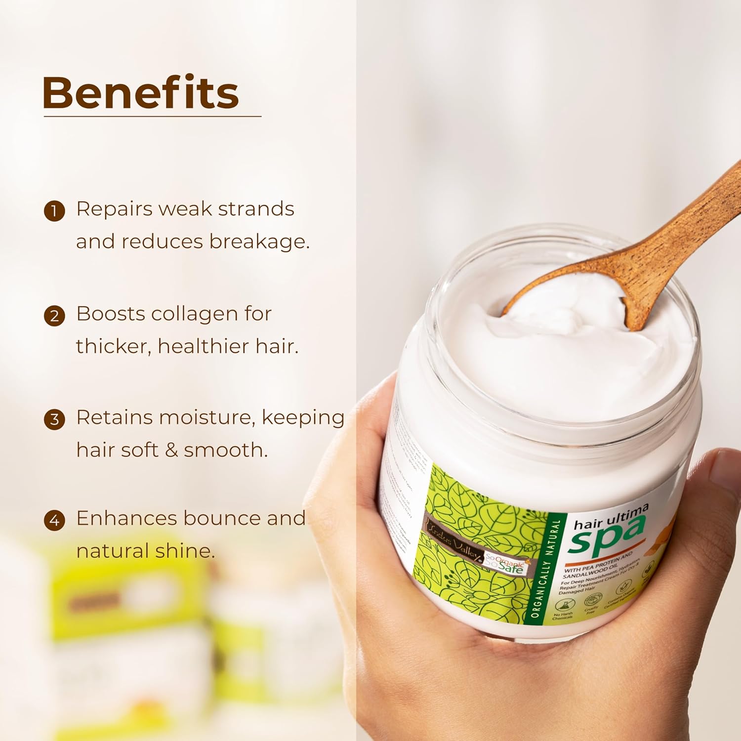 INDUS VALLEY 100% organic Deep Nourishing Hair Spa (ultima spa 175ml)