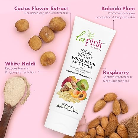 La Pink Ideal Bright Face Scrub - 100 gms