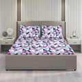 Layers Argos Bedsheet Set for All Seasons Lightweight Moisture Absorbent 225 CVC King Size Multicolor