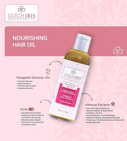 Dutch Iris Nourishing Hair Oil - 100 Ml