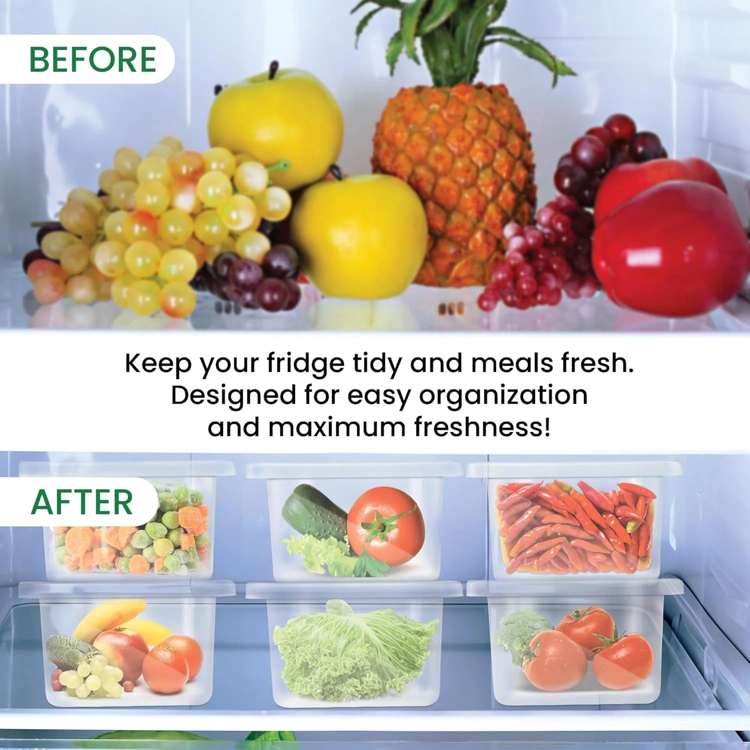 Milton Cryo Fridge Container 1500ml Set of 6