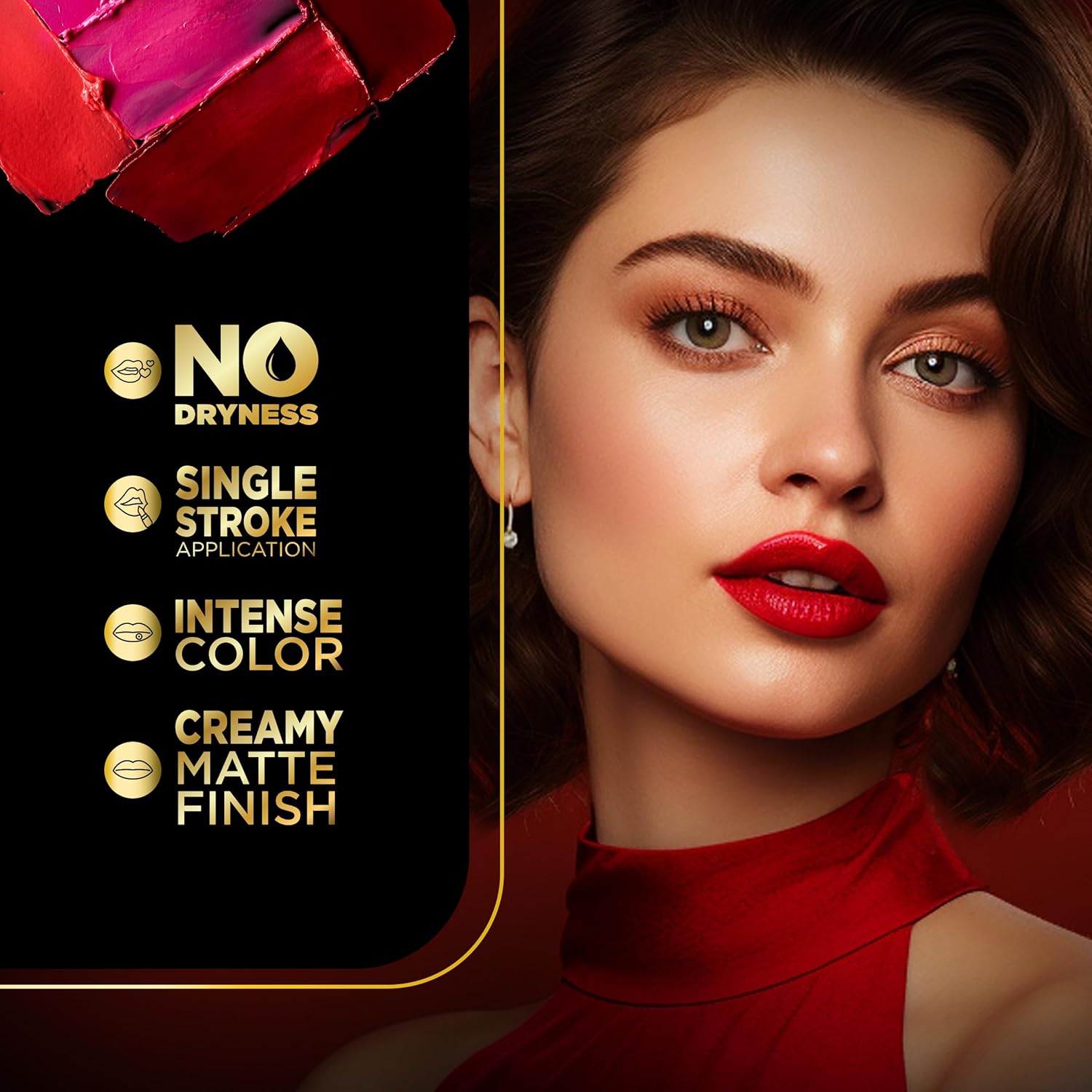 FACES CANADA Comfy Matte Creme Lipstick - Oh So Serious, 4.2g | Long Stay | Creamy Matte Finish | Intense Color | Super Hydrating & Nourishing | Single Stroke Smooth Application