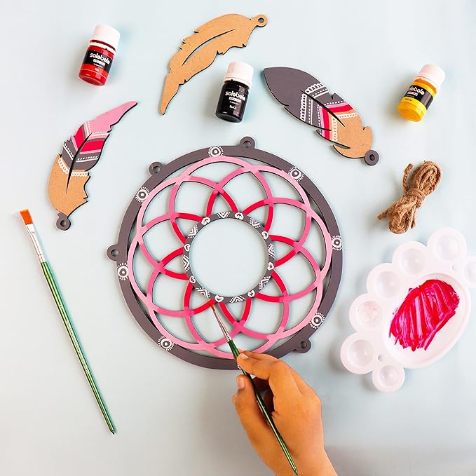 Solobolo - Mandala Art Dream Catcher Making Kit