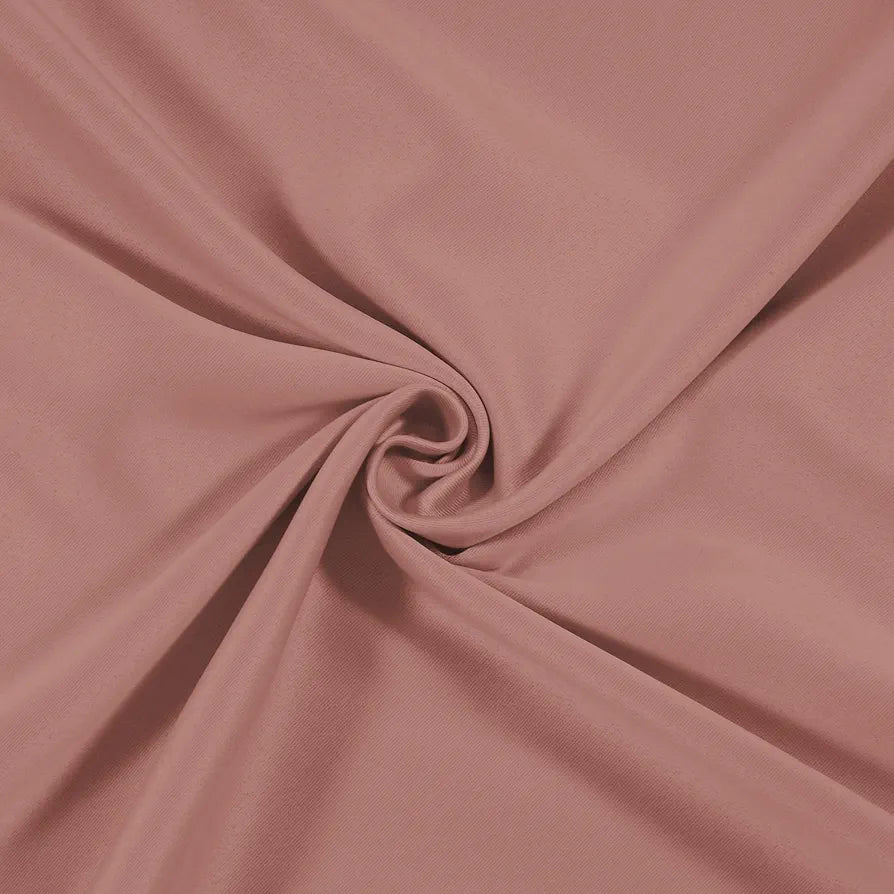 Cloth Fusion Blackout Door Curtains 9 Feet Long Set of 2 Peach Colour