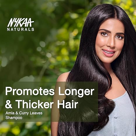 Nykaa Naturals Amla & Curry Leaves Anti-Hair Fall Shampoo - 400 ml