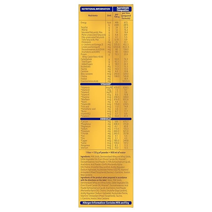 Aptamil Gold Follow Up Infant Formula Milk Powder for Babies - Stage 3