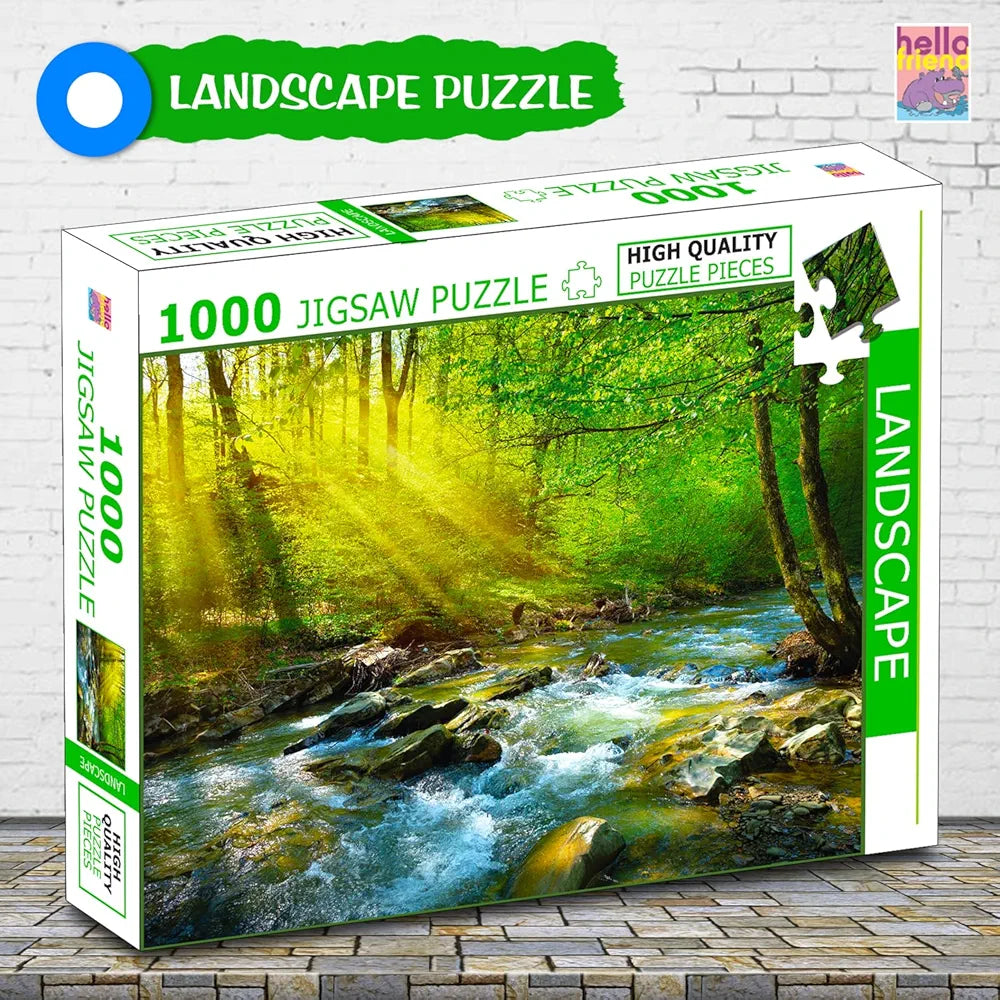 Hello Friend Landscape 1000 Piece Jigsaw Puzzles for Kids and Childrens
