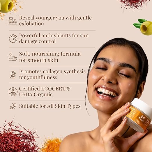 Earthraga Ubtan Turmeric Face Scrub - 100 ml