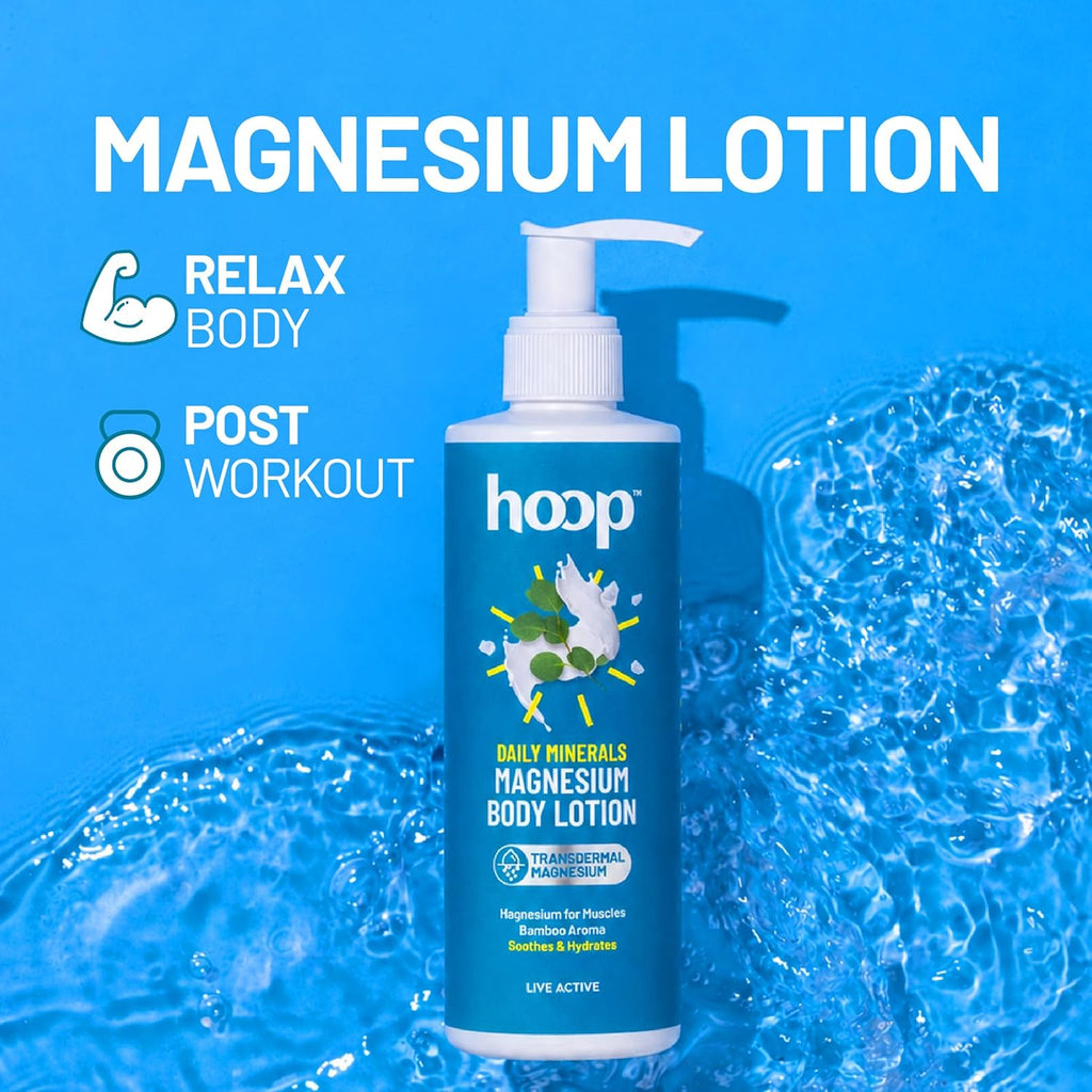 Hoop Magnesium Body Lotion Daily Minerals | Relax Body Post Workout | 250ml