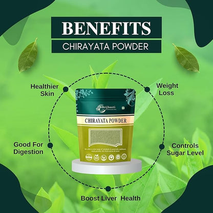 Brijbooti Birju Mahavir Chirayata Bitterstick Swertia Chirata Powder - 200 gms