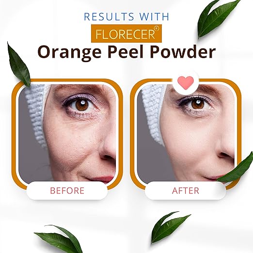 Florecer Orange Peel Powder For Skin Face Pack - 100 gms