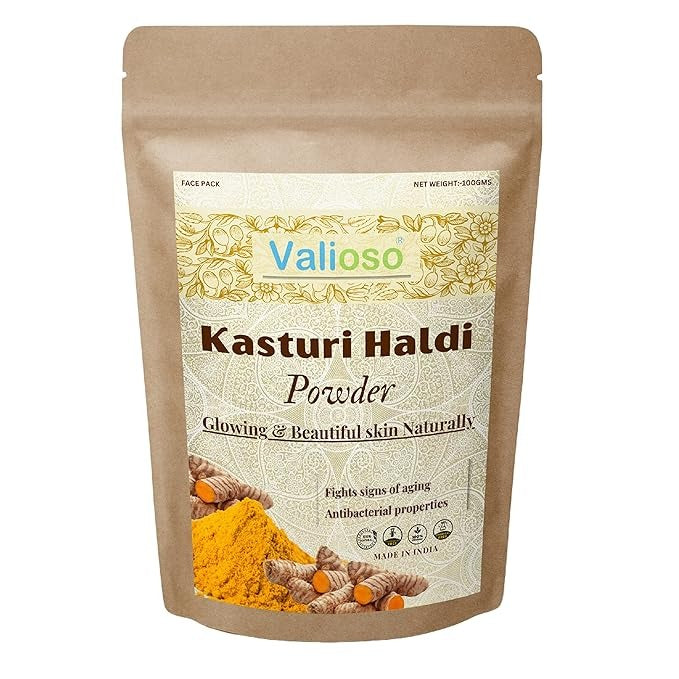 Valioso Pure Kasturi Haldi Powder For Face Beauty - 100 gms