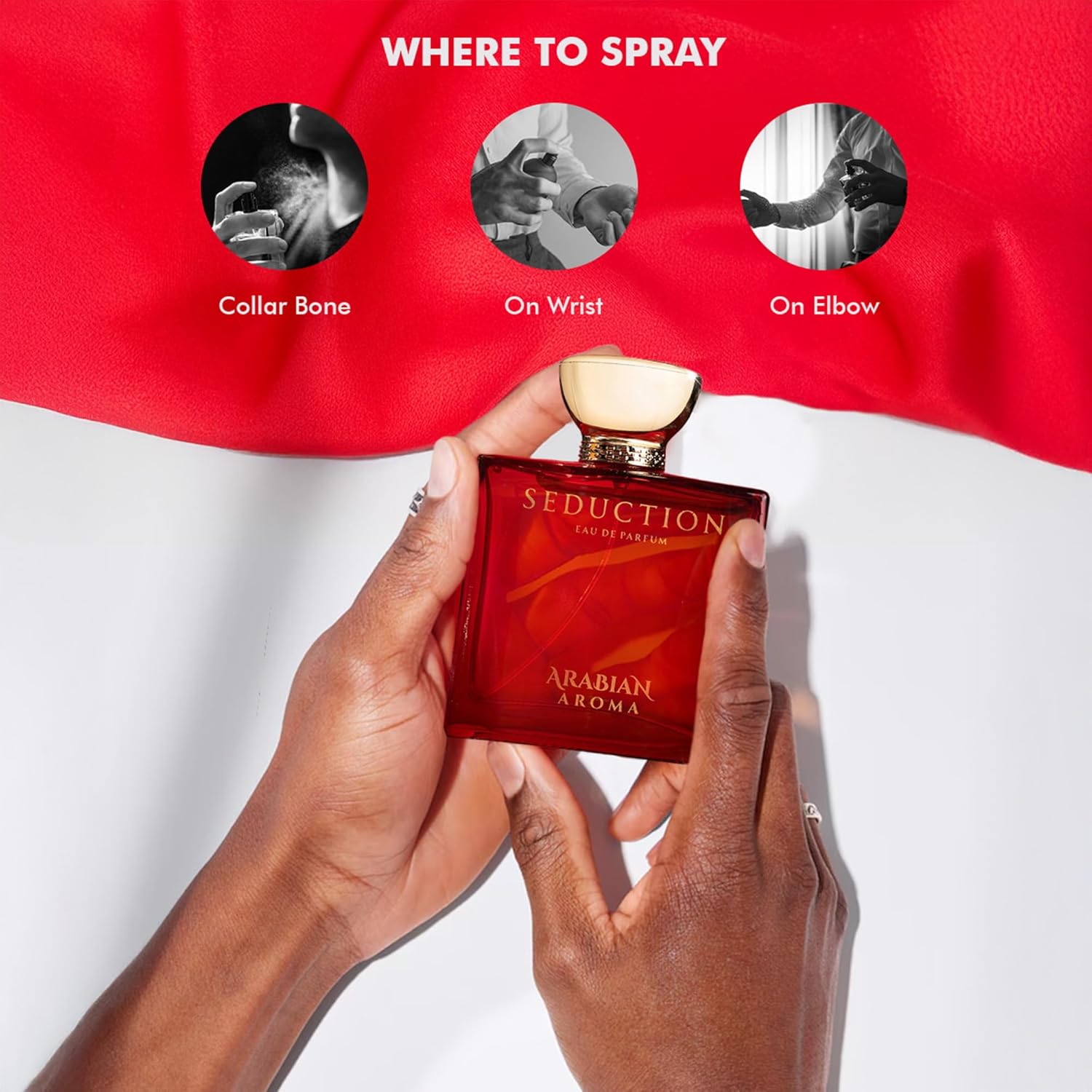 Arabian Aroma Seduction Perfume For Men, Ultimate Compliment Getter Perfume For Him, Unique & Seductive Fragrance, Liquid Eau De Perfume, 100ml