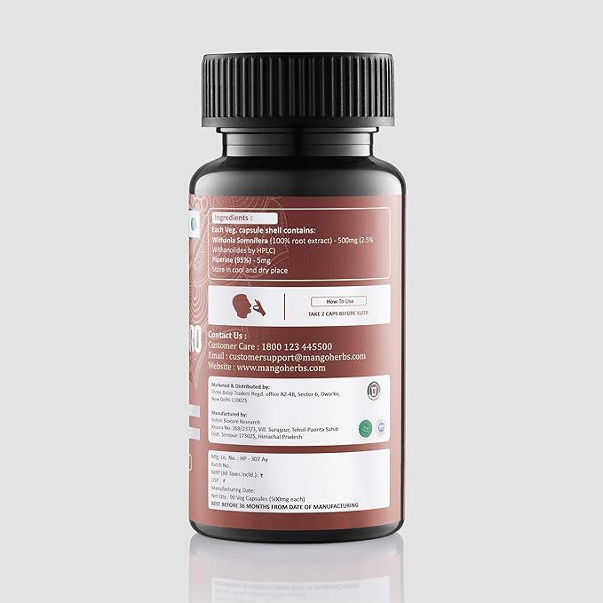 Mango Herbs Ashwagandha Pro - 90 caps
