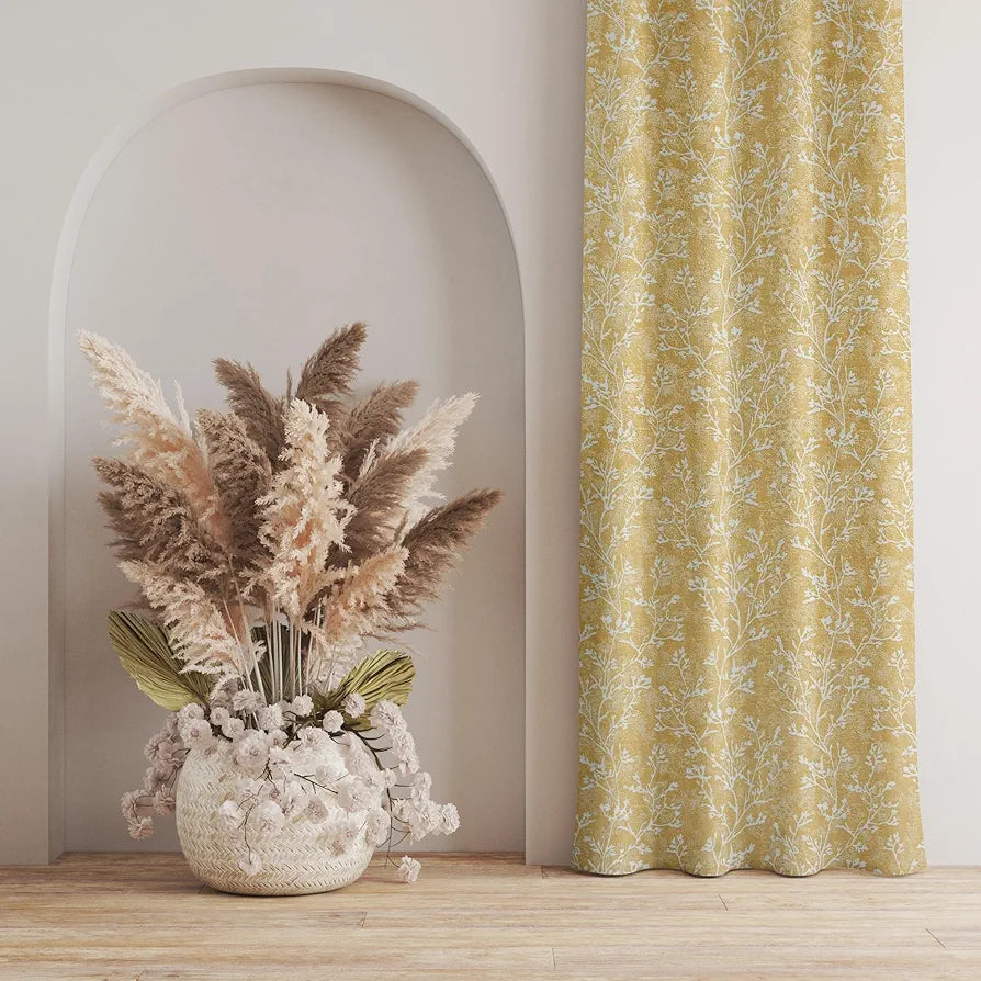 Homefab India 2 Piece Grommet Style Polyester Long Door Curtain 9 feet