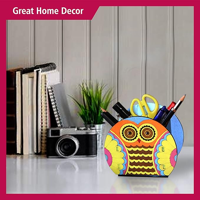 Solobolo Madhubani Pen Stand Painting Kit | Art and Craft Kit for Girls 9-12 | Pen Stand for Kids Diy Kit With Art Supplies