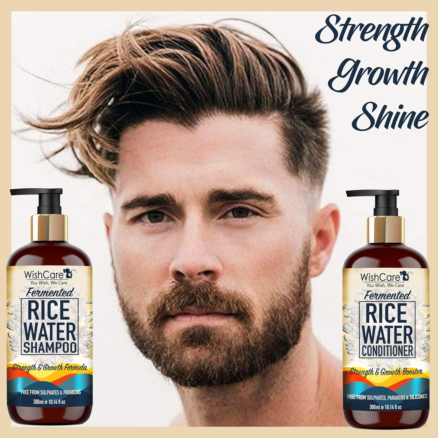 WishCare Fermented Rice Water Shampoo - 300 ml