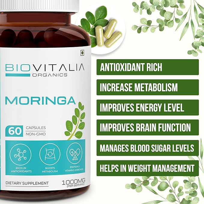 Biovitalia Organics Moringa - 60 caps