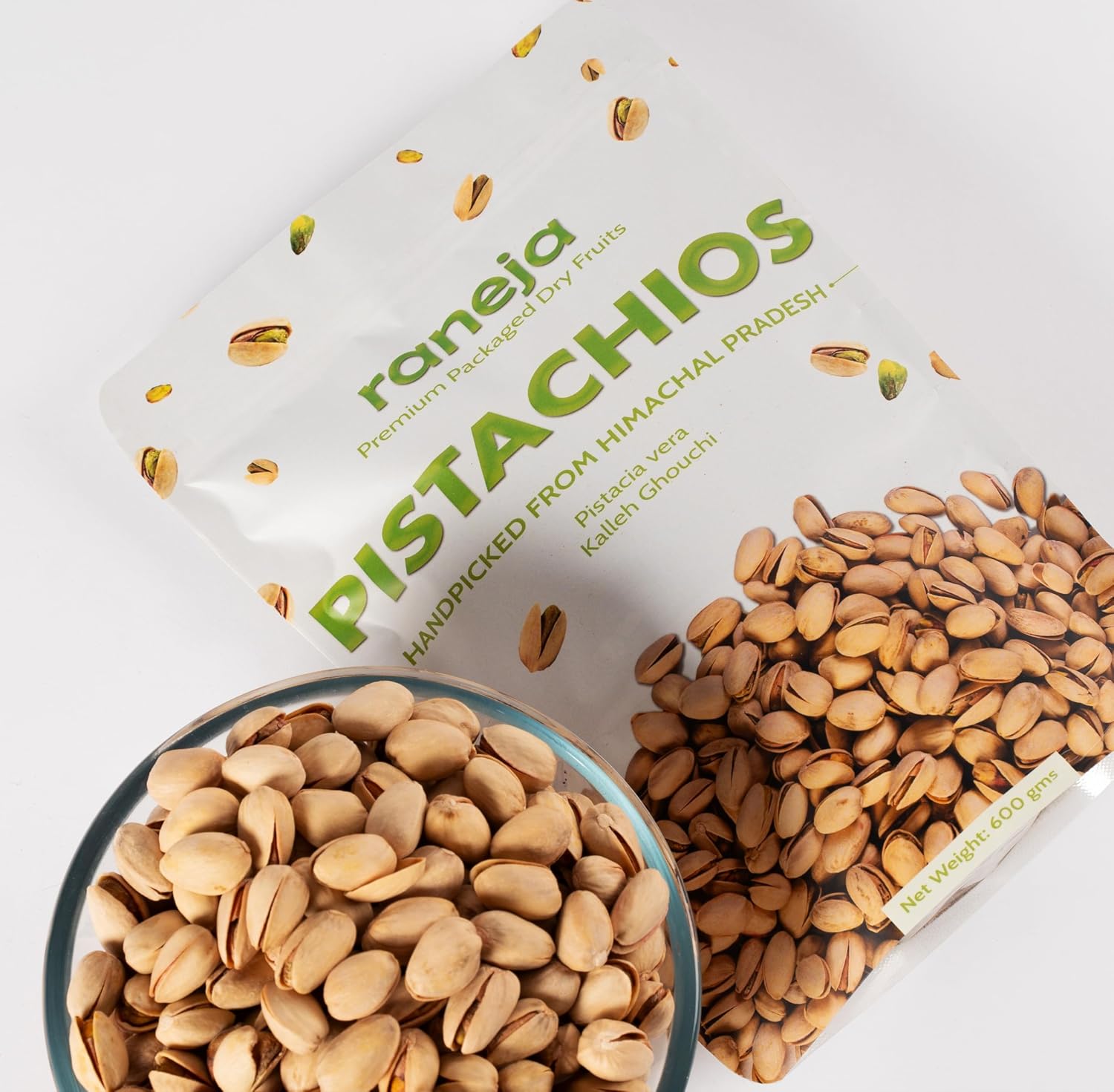 Raneja 100% Natural Premium Roasted & Salted Pistachios 300g | Pista Rich In Protein, Phosphorus, & Dietary Fibre, Nuts & Dry Fruits, Shelled Nuts, Crunchy & Delicious Healthy Snack