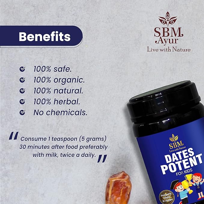 Sbm Ayur Dates Potent Tonic Jam for Kids - 400 gms