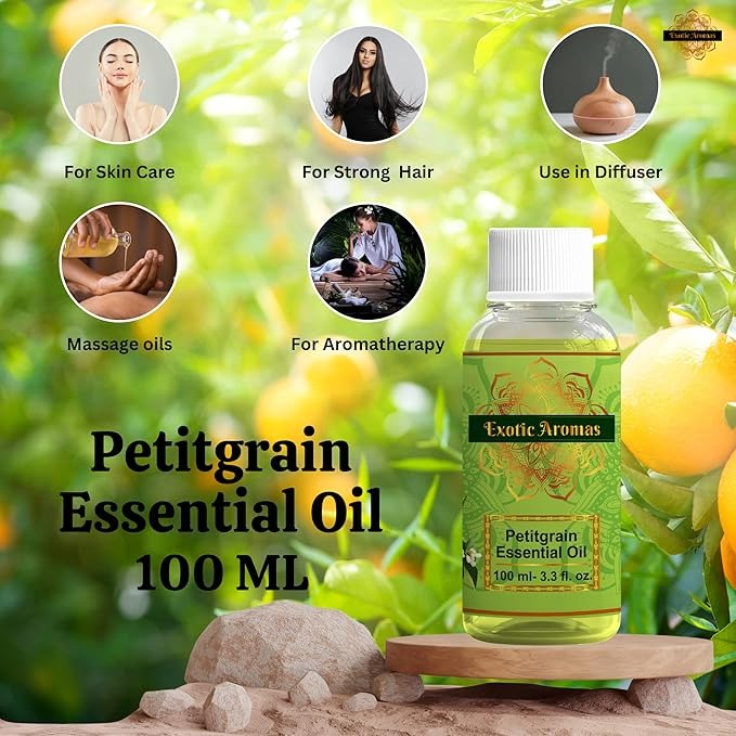 Exotic Aromas Petitgrain Essential Oil - 100 ml