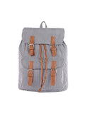 Astrid Canvas Girls Backpack Medium Size Color Grey