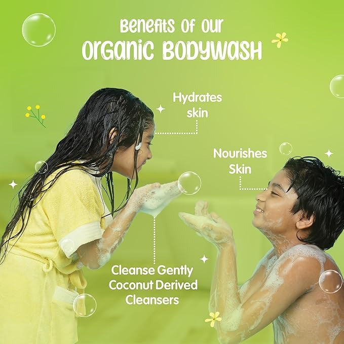 Puddles Organic Bubbly Bodywash For Kids - 300 ml