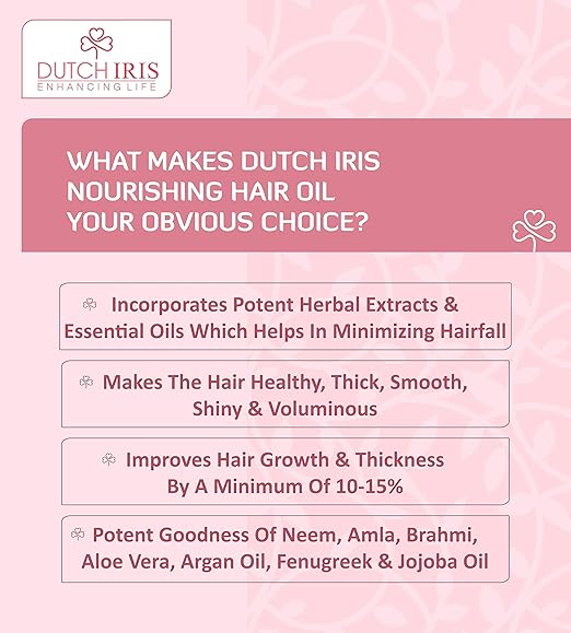 Dutch Iris Nourishing Hair Oil - 100 Ml