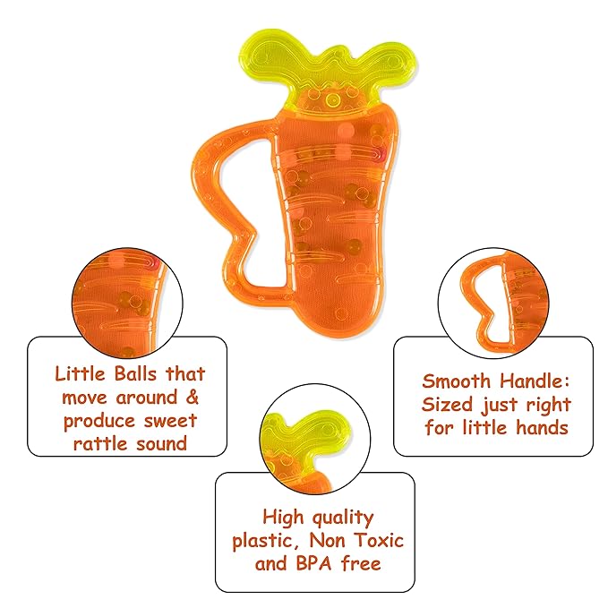 Ratna's Colourful Rattle Set for Toddlers | Perfect Rattle Sets for Little Hands | Happy Baby Rattle Set 3 Pieces