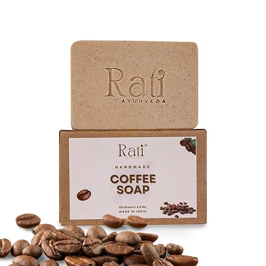 Rati Ayurveda Handmade Coffee Soap - 125 gms
