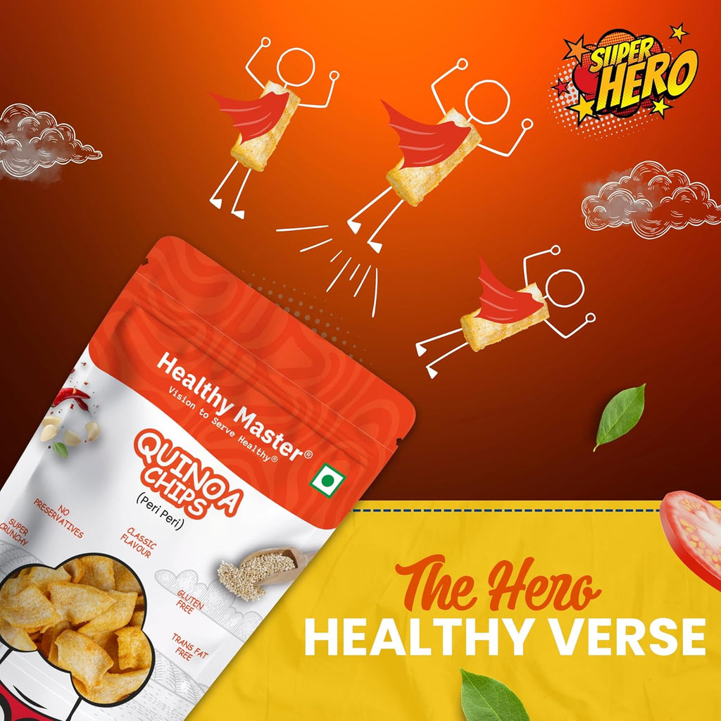 Healthy Master Quinoa Chips - 100 gms (Pack of 3)