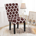 Story@Home Elastic Stretch Removable Washable Short Dining Chair Cover set of 1 Piece Colour Maroon