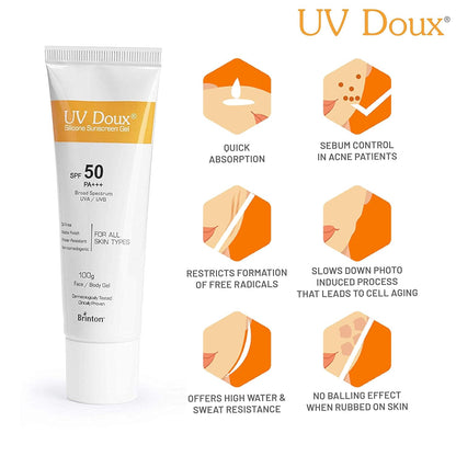 Brinton Healthcare UvDoux Face & Body Sunscreen gel