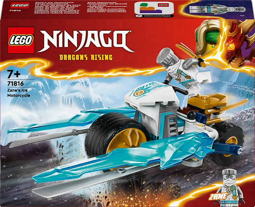 Lego NINJAGO Zane’s Ice Motorcycle Toy Set 71816 Building Blocks for 18+ Gift