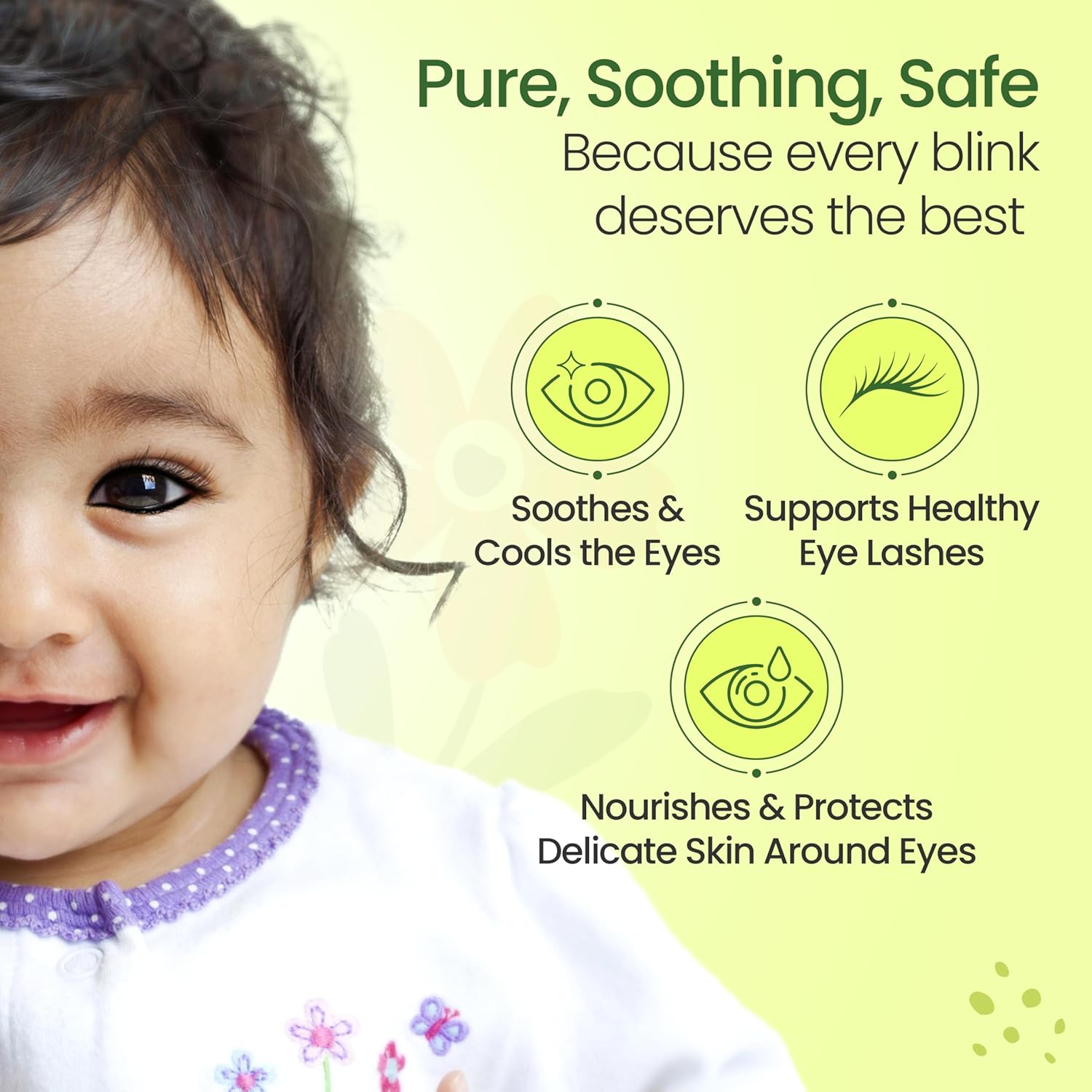 LuvLap 100% Natural Baby Kajal 5g, with Pure Cow Ghee, Cocoa Butter, Coconut Oil, Sweet Amond & Castor Oil, Soothes & Nourishes Eyes of New Born & Kids, Irritation-free, Dermatologically Tested