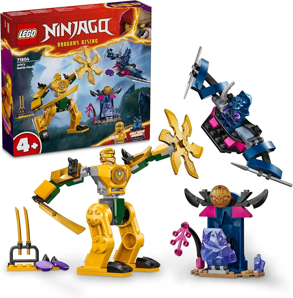 Lego NINJAGO Arin’s Battle Mech Ninja Toy with Arin Minifigure 71804