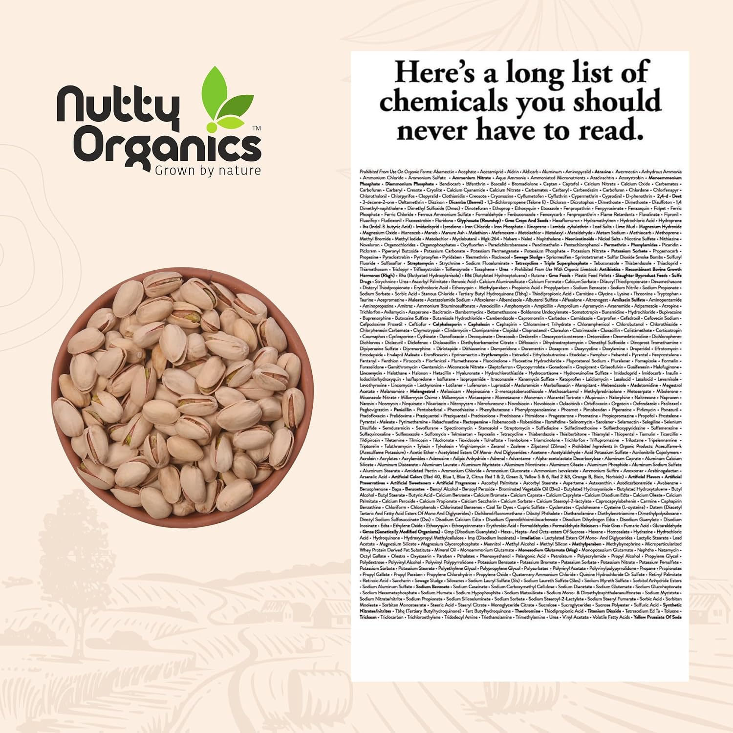 Nutty Organics California Roasted Pistachios 250 GM | Hand Selected Jumbo | Nutritious Tasty & Healthy Nuts Dry Fruits | Rich in Protein