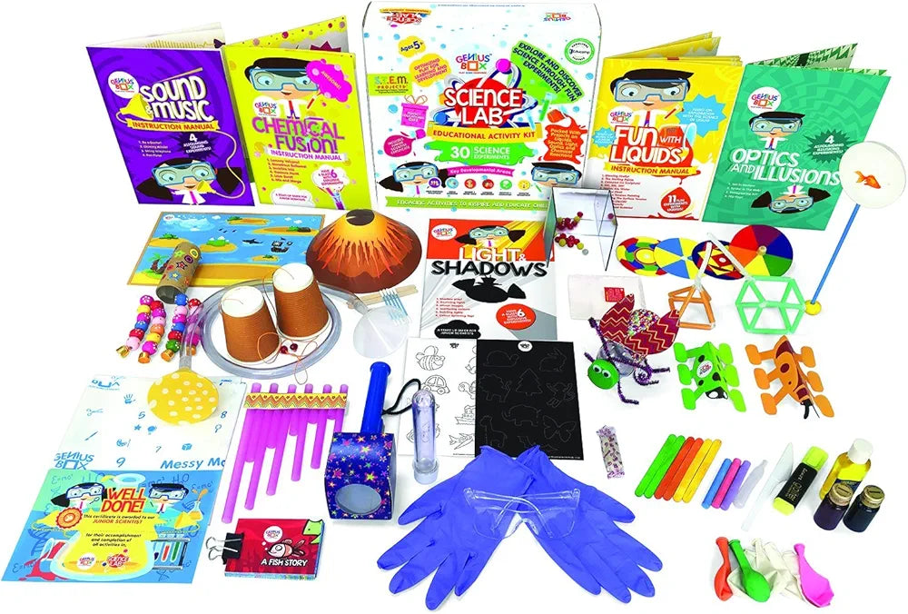 Genius Box Play Some Learning Educational Toy for 5+ Year Age: Science Lab DIY, Activity Kit, Learning Kit, Educational Kit, STEM Toy